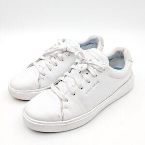 Cole Haan Grand Crosscourt Sneaker Shoes Women's Lace-Up White Size US6B EU37